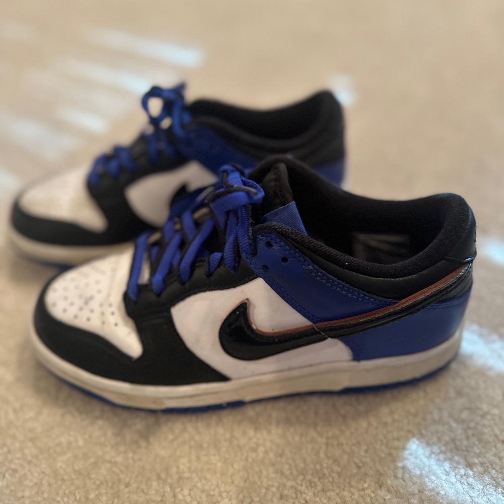 Nike Kids' Black, Blue, and White Sneakers